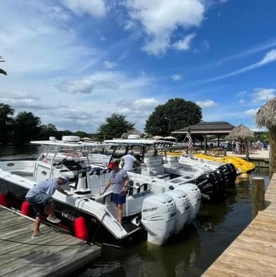 Transient boats docked at Baltimore Inner Harbor waterfront